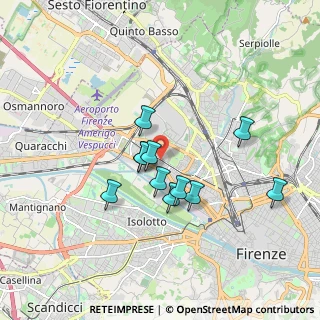 Mappa Via di Novoli, 50100 Firenze FI, Italia (1.45455)