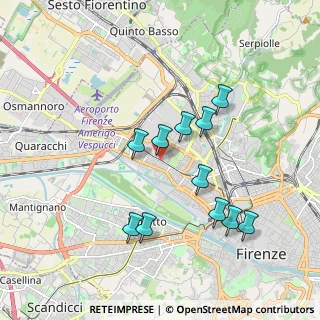 Mappa Via Mario Roselli Cecconi, 50127 Firenze FI, Italia (1.78182)