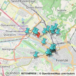 Mappa Via di Novoli, 50100 Firenze FI, Italia (1.778)