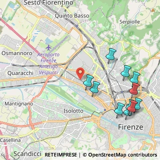 Mappa Via di Novoli, 50100 Firenze FI, Italia (2.58364)