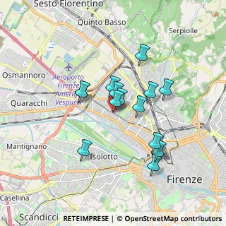 Mappa Via di Novoli, 50100 Firenze FI, Italia (1.43929)