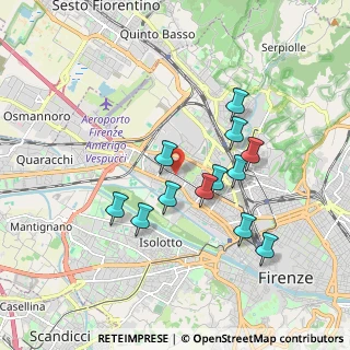 Mappa Via di Novoli, 50100 Firenze FI, Italia (1.66)