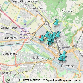 Mappa Via di Novoli, 50100 Firenze FI, Italia (1.51417)