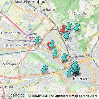 Mappa Via di Novoli, 50100 Firenze FI, Italia (2.27944)