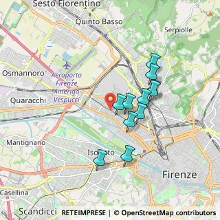 Mappa Via di Novoli, 50100 Firenze FI, Italia (1.50818)