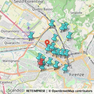 Mappa Via Mario Roselli Cecconi, 50127 Firenze FI, Italia (1.7365)