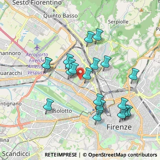 Mappa Via del Fiorino, 50127 Firenze FI, Italia (1.911)