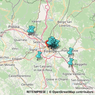 Mappa Via del Fiorino, 50127 Firenze FI, Italia (7.34067)