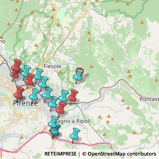 Mappa Strada Provinciale, 50135 Firenze FI, Italia (5.7285)