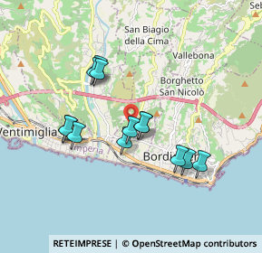 Mappa Corso Orazio Raimondo, 18019 Vallecrosia IM, Italia (1.58)