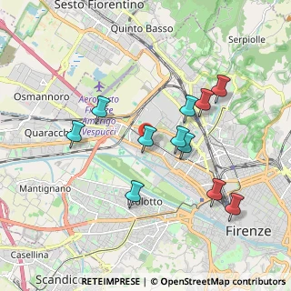 Mappa Via Ruggero Bardazzi, 50127 Firenze FI, Italia (1.83091)
