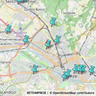 Mappa Via Giovanni Miele, 50127 Firenze FI, Italia (3.11857)