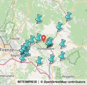 Mappa 50065 Pontassieve FI, Italia (7.07278)