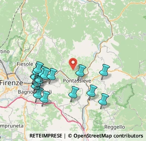 Mappa 50065 Pontassieve FI, Italia (8.22706)