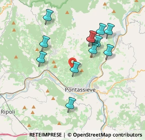 Mappa 50065 Pontassieve FI, Italia (3.67917)