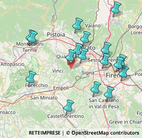 Mappa Via Vergheretana, 59015 Carmignano PO, Italia (16.80235)