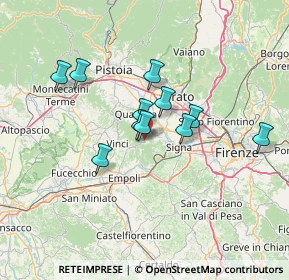 Mappa Via Vergheretana, 59015 Carmignano PO, Italia (10.87727)