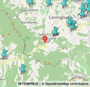 Mappa Via Vergheretana, 59015 Carmignano PO, Italia (3.20429)