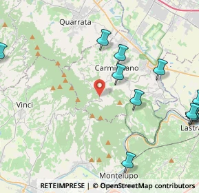 Mappa Via Vergheretana, 59015 Carmignano PO, Italia (6.12077)