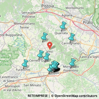 Mappa Strada Senza Nome, 50059 Vinci FI, Italia (7.886)