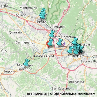 Mappa Via delle Molina, 50058 San Mauro FI, Italia (9.0155)
