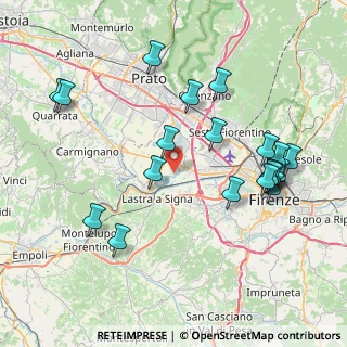 Mappa Via delle Molina, 50058 San Mauro FI, Italia (8.8865)