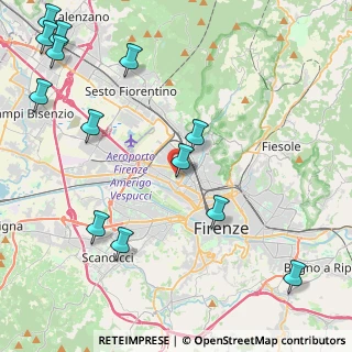 Mappa Via Tiziano Terzani, 50127 Firenze FI, Italia (5.92385)