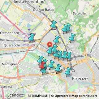 Mappa Di Novoli Sn, 50127 Firenze FI, Italia (1.7165)