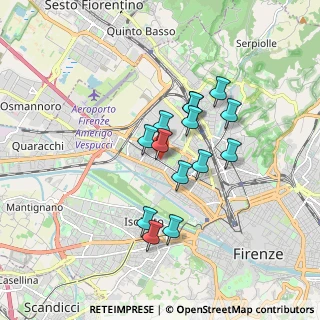 Mappa Di Novoli Sn, 50127 Firenze FI, Italia (1.40857)