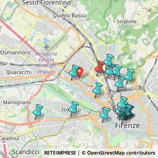 Mappa Di Novoli Sn, 50127 Firenze FI, Italia (2.5495)