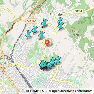 Mappa Via di Camerata, 50133 Fonte Nuova RM, Italia (1.012)