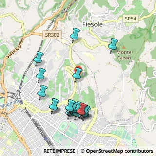 Mappa Via di Camerata, 50133 Fonte Nuova RM, Italia (1.121)