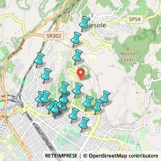Mappa Via di Camerata, 50133 Fonte Nuova RM, Italia (1.058)