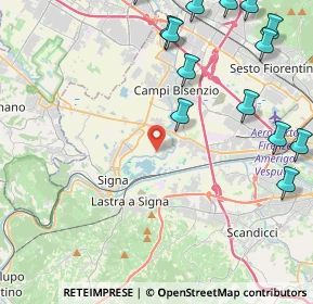 Mappa Via della Balduccia, 50058 San Mauro FI, Italia (6.37813)