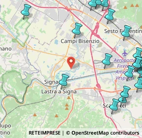 Mappa Via della Balduccia, 50058 San Mauro FI, Italia (6.595)