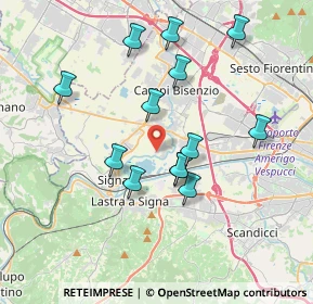 Mappa Via della Balduccia, 50058 San Mauro FI, Italia (3.55385)