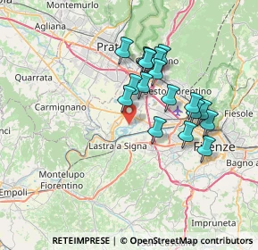 Mappa Via della Balduccia, 50058 San Mauro FI, Italia (6.23778)