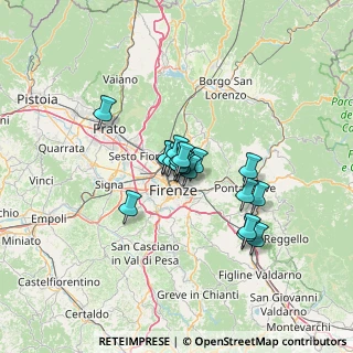 Mappa Via dei Bruni, 50133 Firenze FI, Italia (8.71833)
