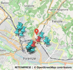 Mappa Via dei Bruni, 50133 Firenze FI, Italia (1.821)