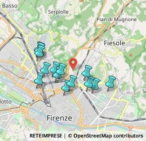 Mappa Via dei Bruni, 50133 Firenze FI, Italia (1.58286)