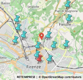 Mappa Via dei Bruni, 50133 Firenze FI, Italia (2.21692)