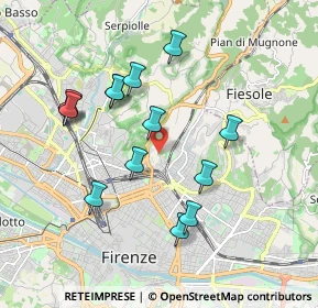 Mappa Via dei Bruni, 50133 Firenze FI, Italia (1.85571)