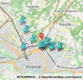 Mappa Via dei Bruni, 50133 Firenze FI, Italia (1.39857)