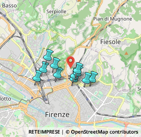 Mappa Via dei Bruni, 50133 Firenze FI, Italia (1.23727)