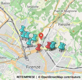 Mappa Via dei Bruni, 50133 Firenze FI, Italia (1.57417)