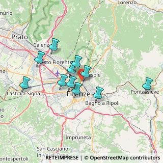 Mappa Via dei Bruni, 50133 Firenze FI, Italia (6.35545)