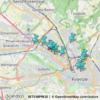 Mappa Via Valdipesa, 50127 Firenze FI, Italia (1.54667)