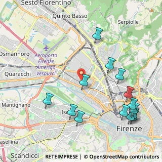 Mappa Via Valdipesa, 50127 Firenze FI, Italia (2.60571)