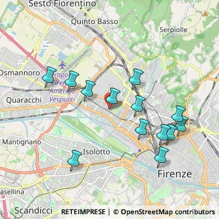 Mappa Via Valdipesa, 50127 Firenze FI, Italia (2.03615)