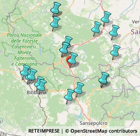 Mappa Via Umbria, 47028 Verghereto FC, Italia (16.77)